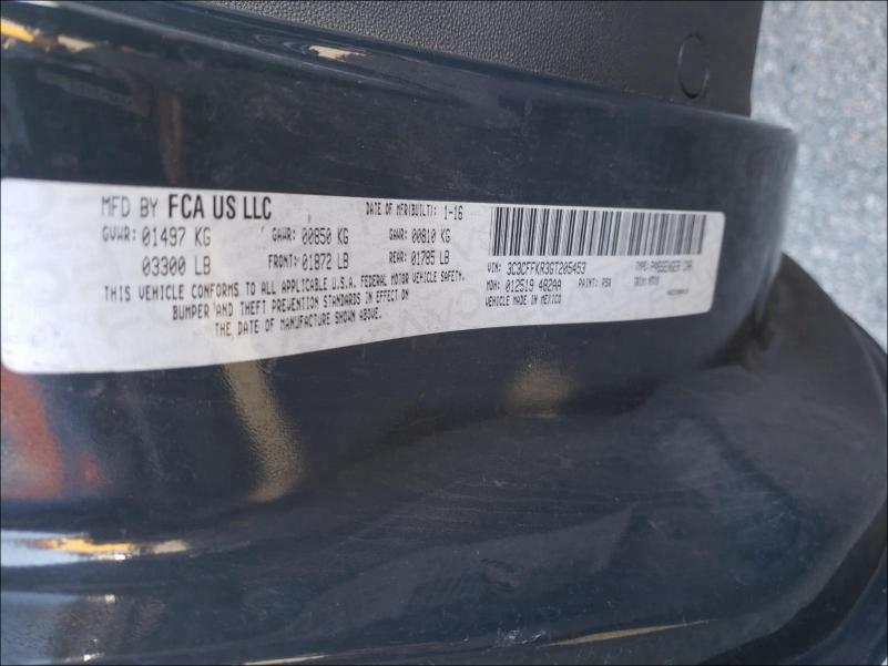 2016 FIAT 500 EASY 3C3CFFKR3GT205453