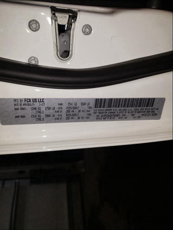 2017 DODGE JOURNEY SE 3C4PDDAG2HT583871