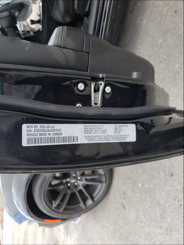 2020 DODGE CHARGER SC 2C3CDXGJ3LH251513