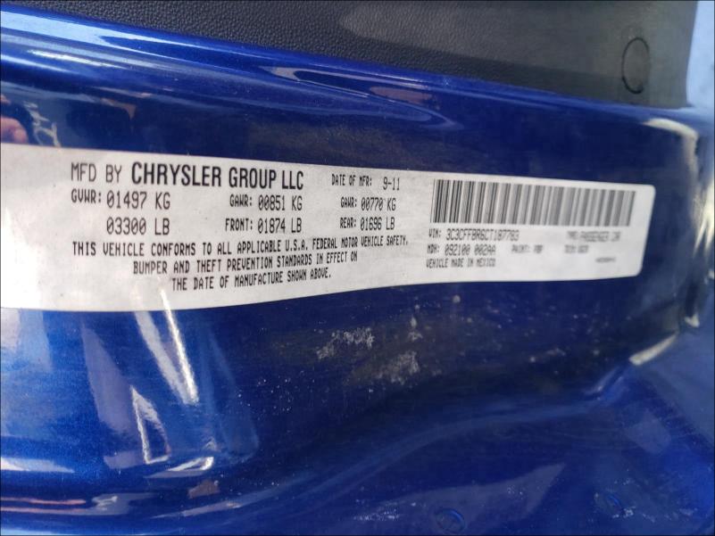 2012 FIAT 500 3C3CFFBR6CT187783
