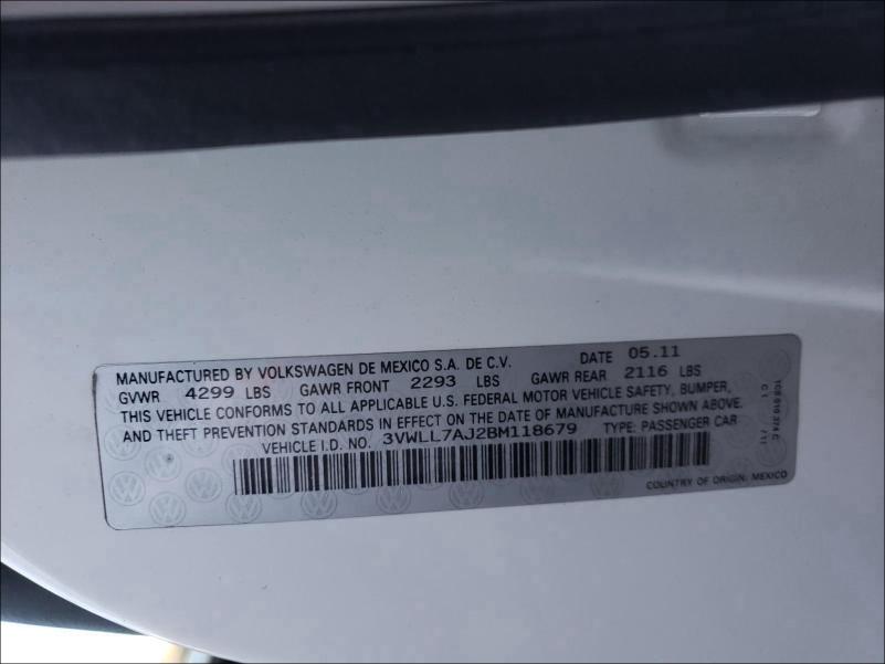 2011 VOLKSWAGEN JETTA TDI - 3VWLL7AJ2BM118679