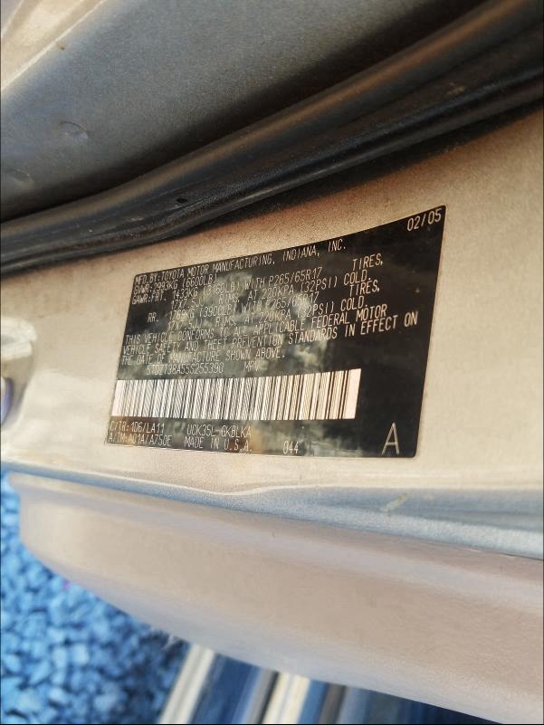 2019 TOYOTA SEQUOIA LI 5TDZT38A55S255390