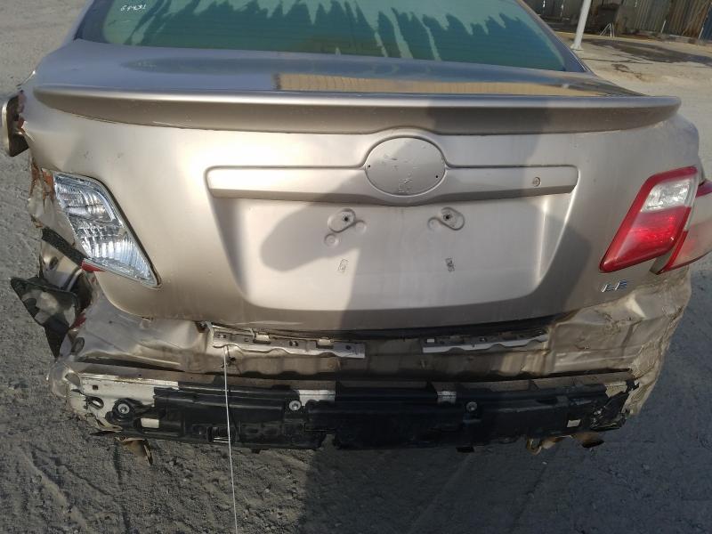 VIN: JTNBE46K773078791 Auction: COPART UAE Lot: 35607711 Location: DUBAI INDUSTRIAL CITY - DUBAI JTNBE46K773078791 TOYOTA CAMRY 2007 GOLD Photo 12