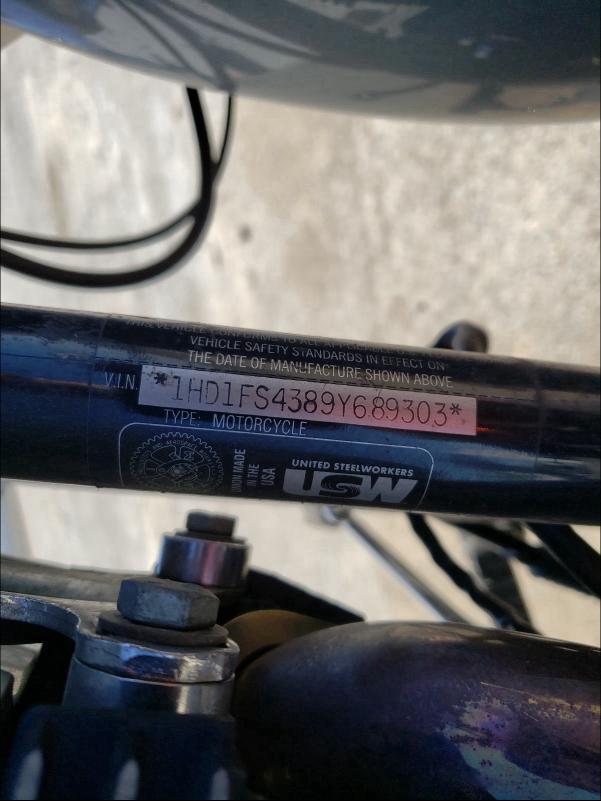 2009 HARLEY-DAVIDSON FLTR 1HD1FS4389Y689303