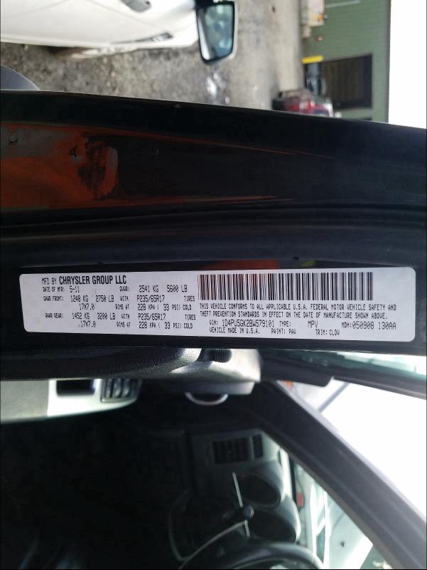 2011 DODGE NITRO SXT 1D4PU5GK2BW579101