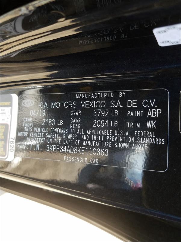 VIN 5TDGZRBHXLS501894 2020 Toyota Highlander, Xle no.10