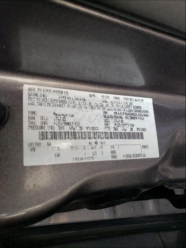 2013 FORD C-MAX SE 1FADP5AU6DL522444