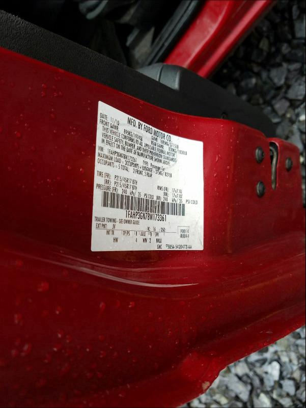 2011 FORD FOCUS SES 1FAHP3GN7BW173361