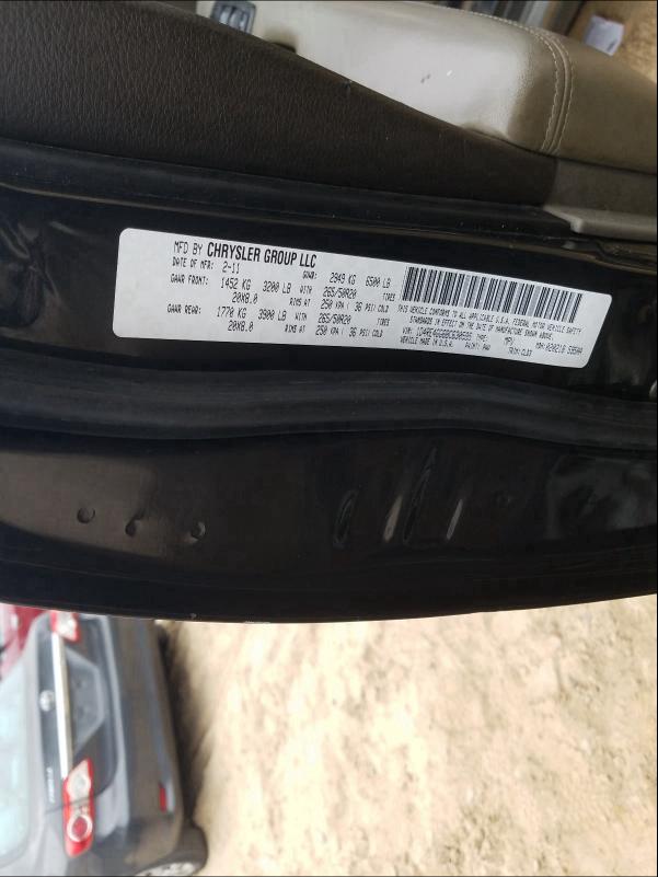 2011 DODGE DURANG 1D4RE4GG6BC630595