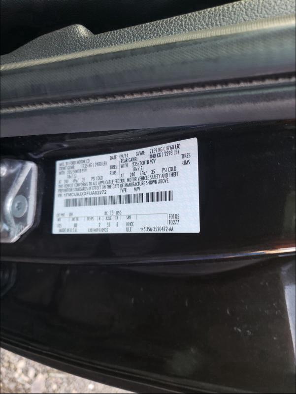 2015 FORD ESCAPE TIT 1FMCU9JXXFUA02272