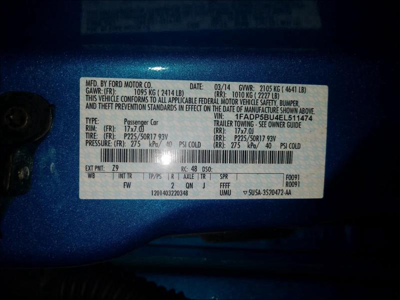 2014 FORD C-MAX SEL 1FADP5BU4EL511474
