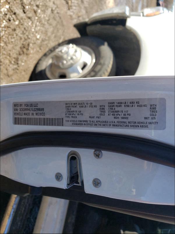 2020 RAM 3500 BIG H 3C63RRHL1LG299589