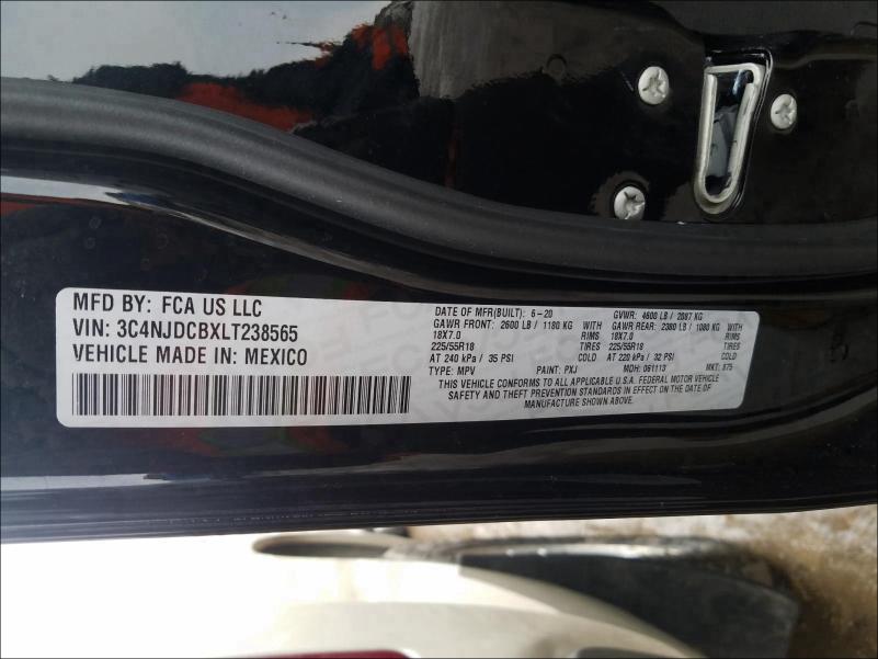 2020 JEEP COMPASS LI 3C4NJDCBXLT238565