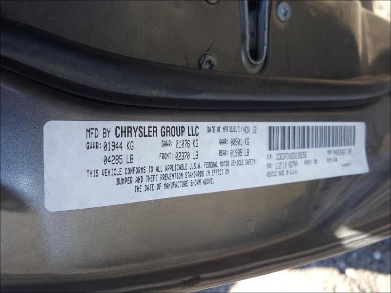 2013 DODGE DART LIMIT 1C3CDFCA2DD199256