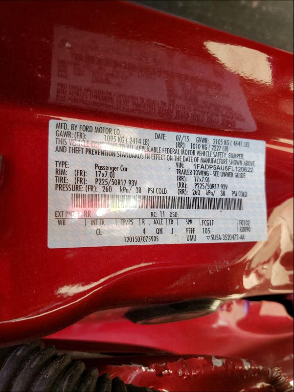 2015 FORD C-MAX SE 1FADP5AU6FL120622