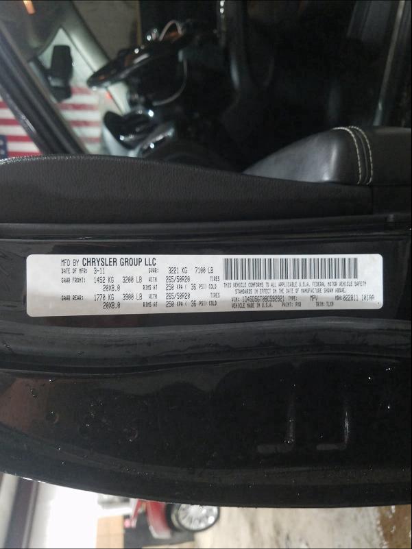 2011 DODGE DURANGO CI 1D4SD5GT0BC592921