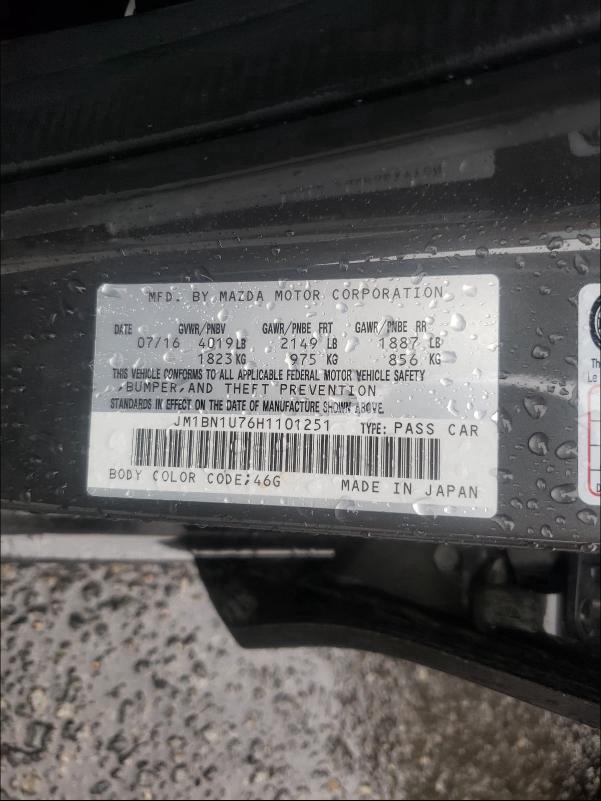 2017 MAZDA 3 SPORT JM1BN1U76H1101251