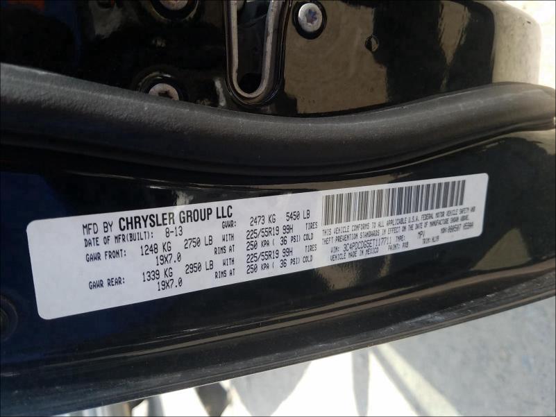 2014 DODGE JOURNEY LI 3C4PDCDG5ET117711