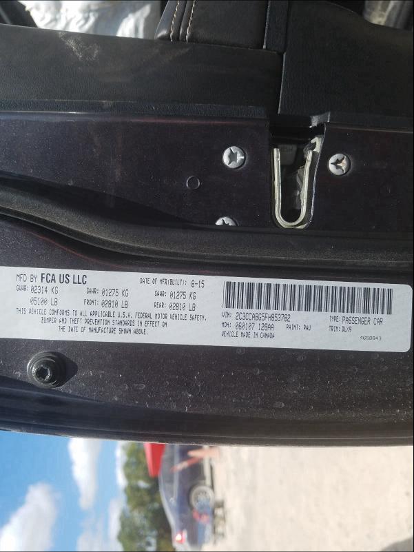 2015 CHRYSLER 300 S - 2C3CCABG5FH853782