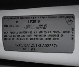 2019 LAMBORGHINI URUS ZPBUA1ZL1KLA02237