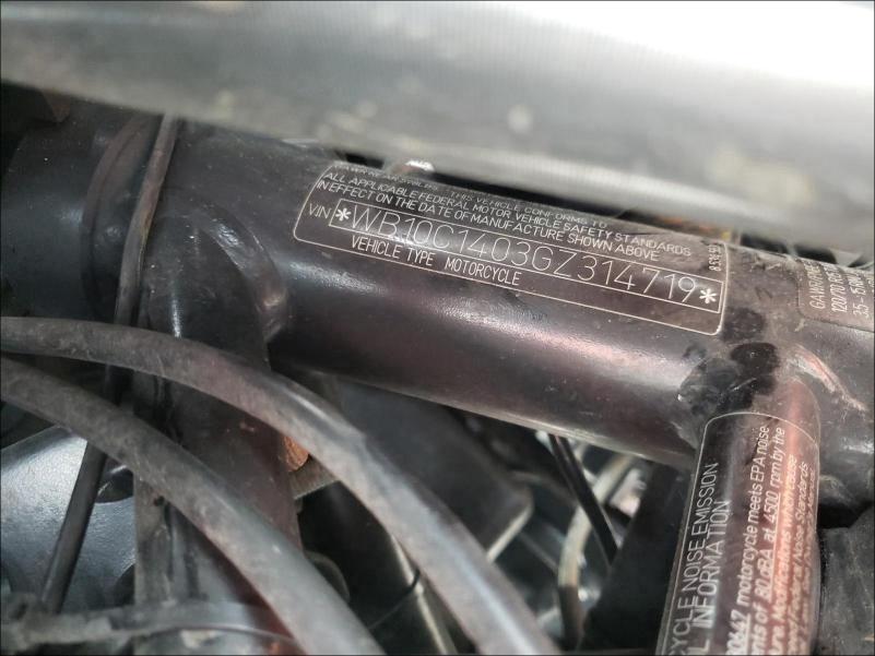 2016 BMW C650 SPORT WB10C1403GZ314719