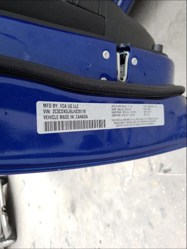 2020 DODGE CHARGER SC 2C3CDXGJ6LH228176