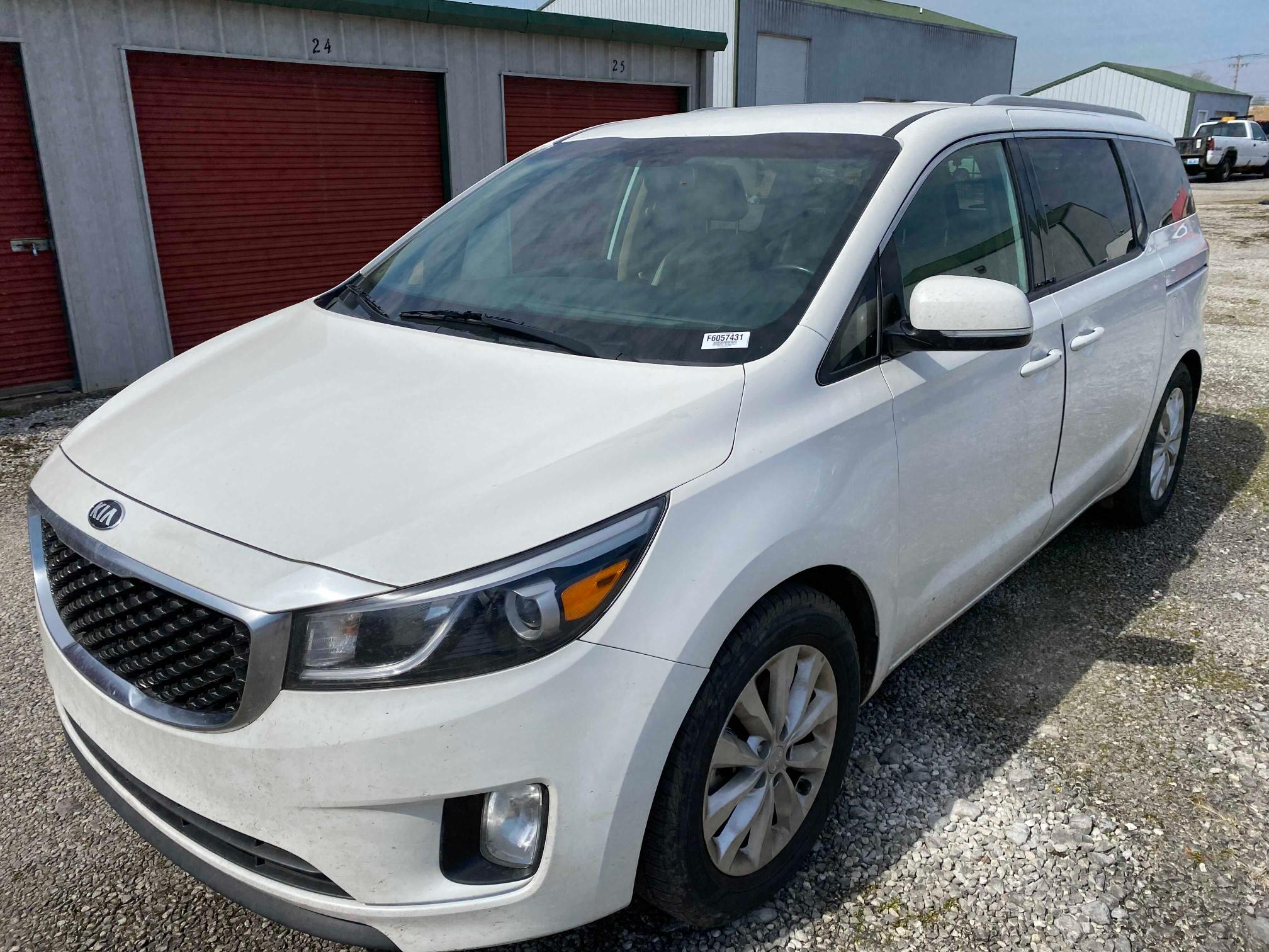 2015 KIA SEDONA EX KNDMC5C12F6057431