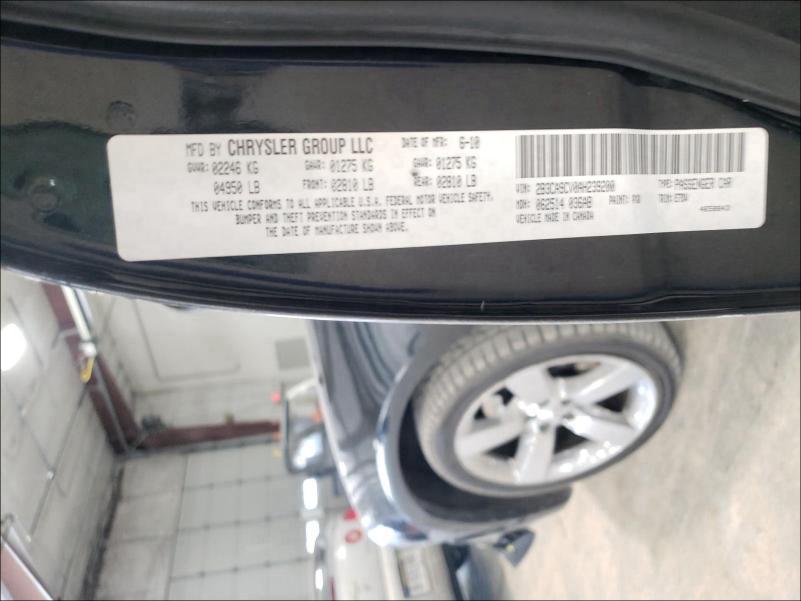 2010 DODGE CHARGER RA 2B3CA9CV0AH239200