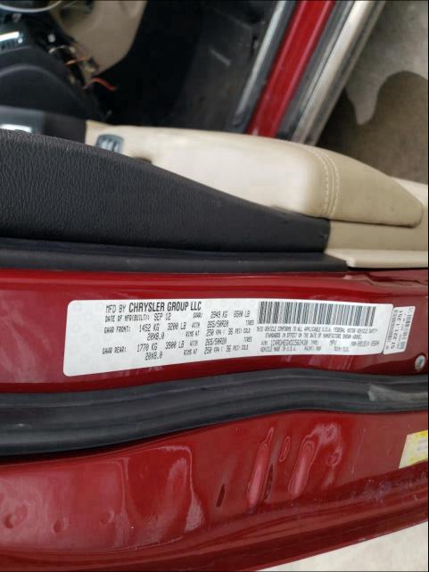 2013 DODGE DURANGO CI 1C4RDHEGXDC562430