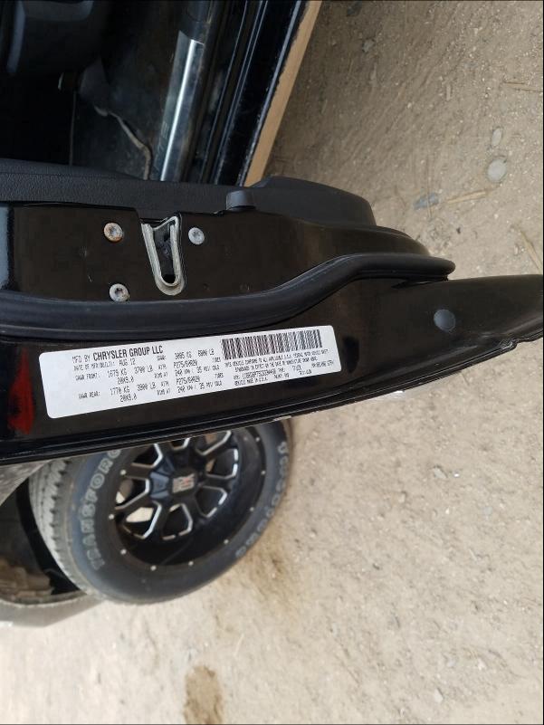2012 DODGE RAM 1500 L 1C6RD6PT5CS334460