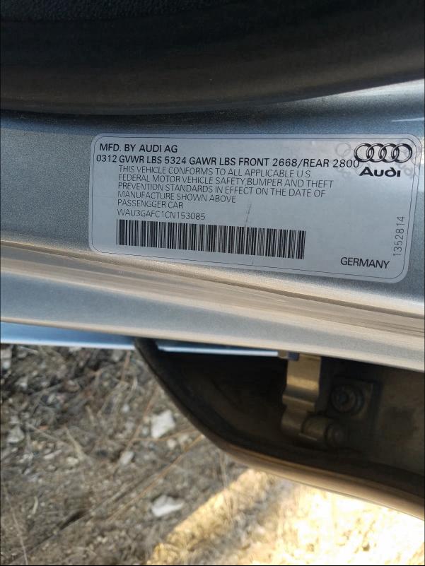 2012 AUDI A7 PRESTIG WAU3GAFC1CN153085