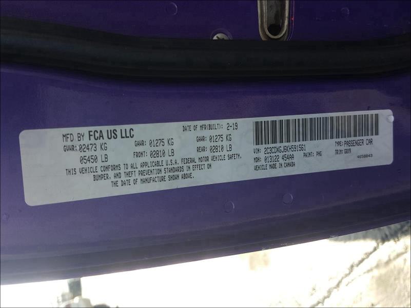 2019 DODGE CHARGER SC 2C3CDXGJ6KH591561