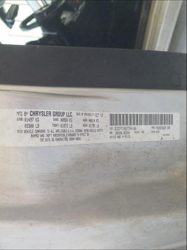 2013 FIAT 500 LOUNGE 3C3CFFCR4DT554180