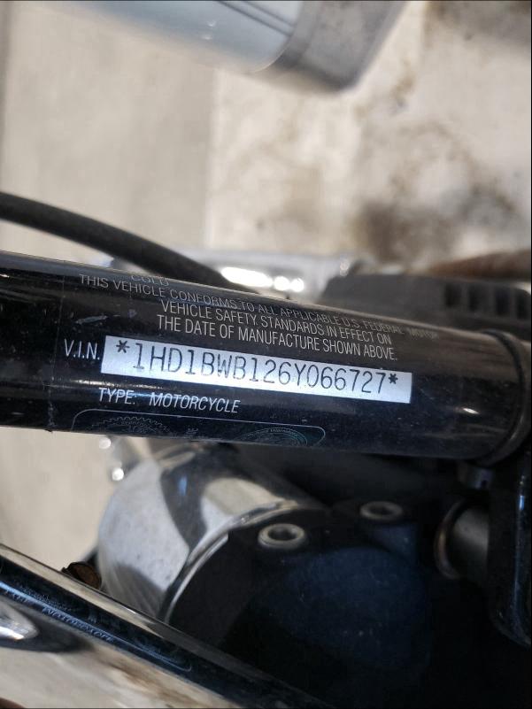 2006 HARLEY-DAVIDSON FLSTCI 1HD1BWB126Y066727