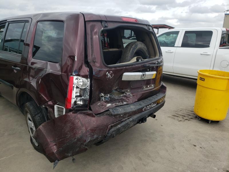 2011 HONDA PILOT LX 5FNYF3H22BB043736