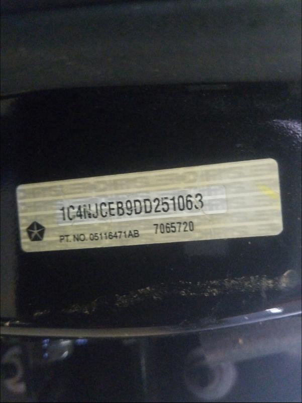 2013 JEEP COMPASS LA 1C4NJCEB9DD251063