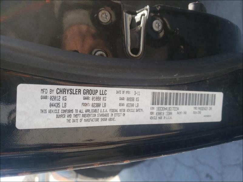 2011 DODGE CALIBER MA 1B3CB3HA1BD172234