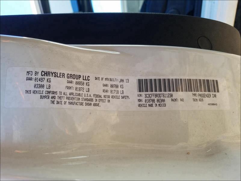 2013 FIAT 500 SPORT 3C3CFFBR3DT611230