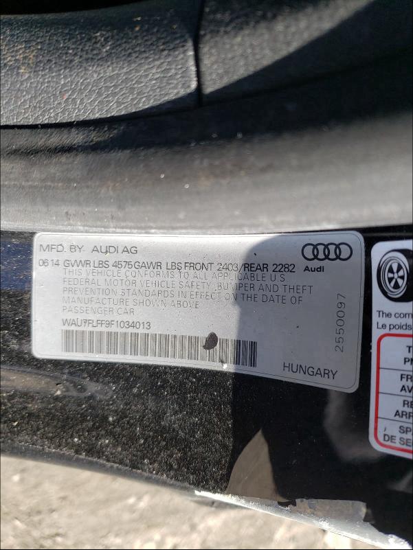 2015 AUDI A3 PREMIUM WAU7FLFF9F1034013