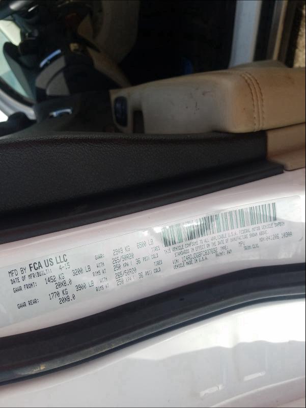 2015 DODGE DURANGO LI 1C4RDJDG8FC837692