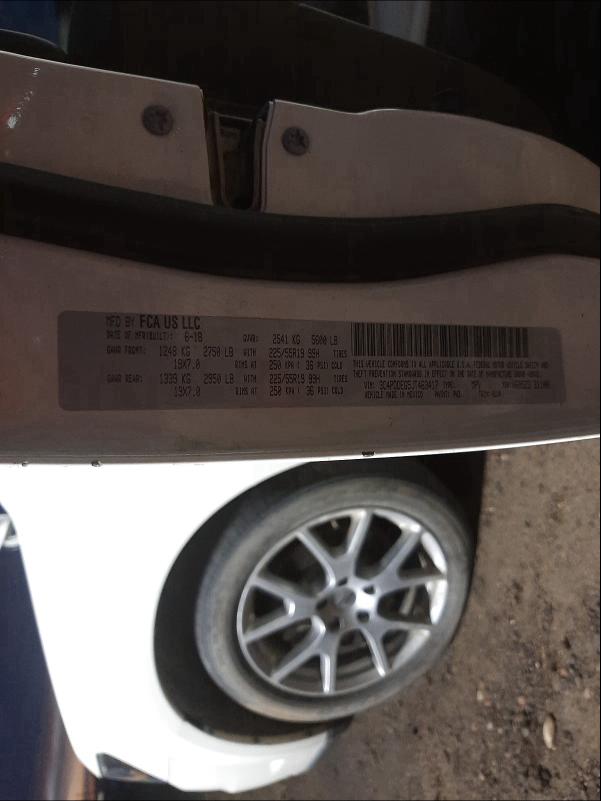 2018 DODGE JOURNEY GT 3C4PDDEG5JT463417