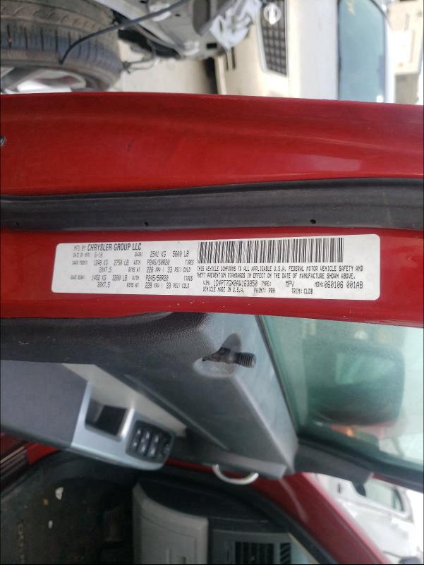 2010 DODGE NITRO SHOC 1D4PT7GX0AW163850