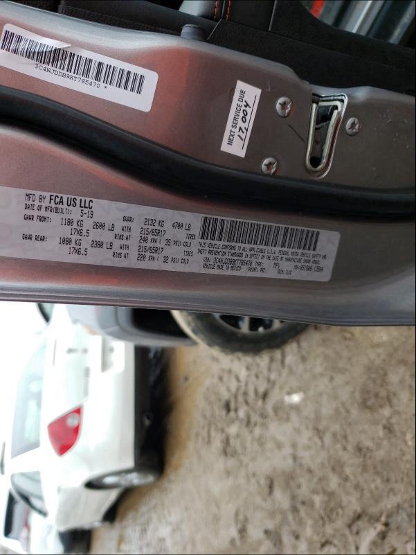 2019 JEEP COMPASS TR 3C4NJDDB9KT785470
