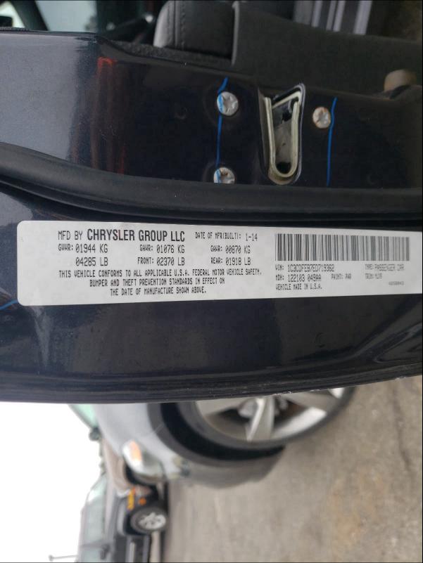 2014 DODGE DART GT 1C3CDFEB7ED719362