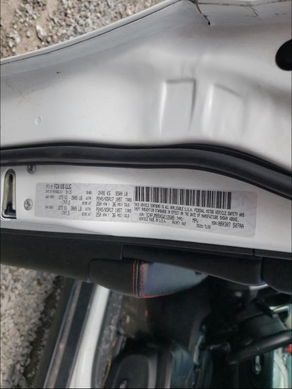 2016 JEEP CHEROKEE T 1C4PJMBSXGW112605