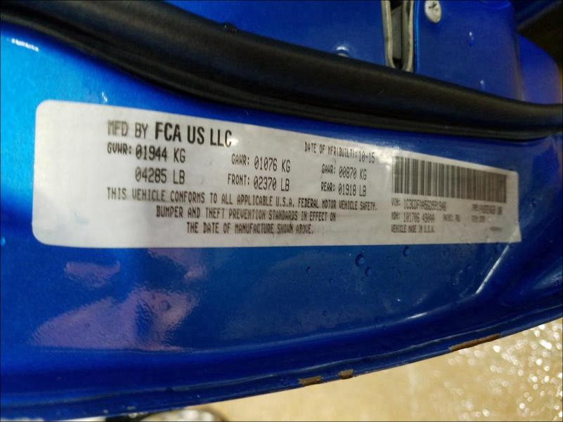 2016 DODGE DART SE 1C3CDFAA5GD591946