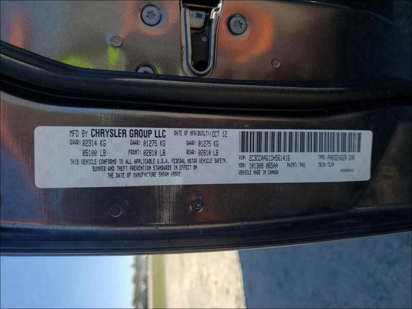 2013 CHRYSLER 300 2C3CCAAG1DH561416