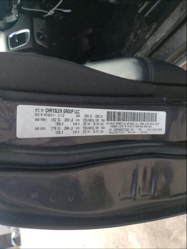 2014 DODGE DURANGO SX 1C4RDHAG0EC313626