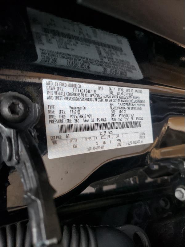 2017 FORD C-MAX SE 1FADP5EU6HL107186