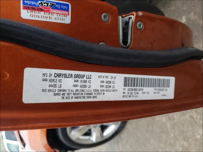 2011 DODGE CALIBER RU 1B3CB8HB8BD108794